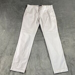 Harmont & Blaine Chinos Men US38 EU54 Gray Narrow Fit Cotton Stretch Trousers EU